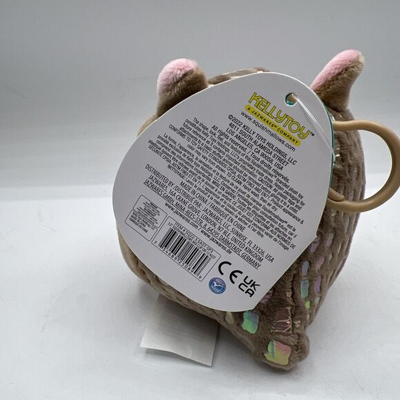Thompson (The Armadillo) 3 Inch Squishmallow Clip. Kellytoy Squishmallows. NEW. - Picture 4 of 5